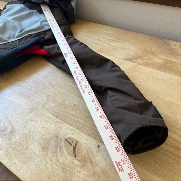 HELL IS FOR HEROES SKI JACKET BELTED AZTEC HOOD POCKETS FULL ZIP SNAP FRONT 42-6 - Picture 9 of 11